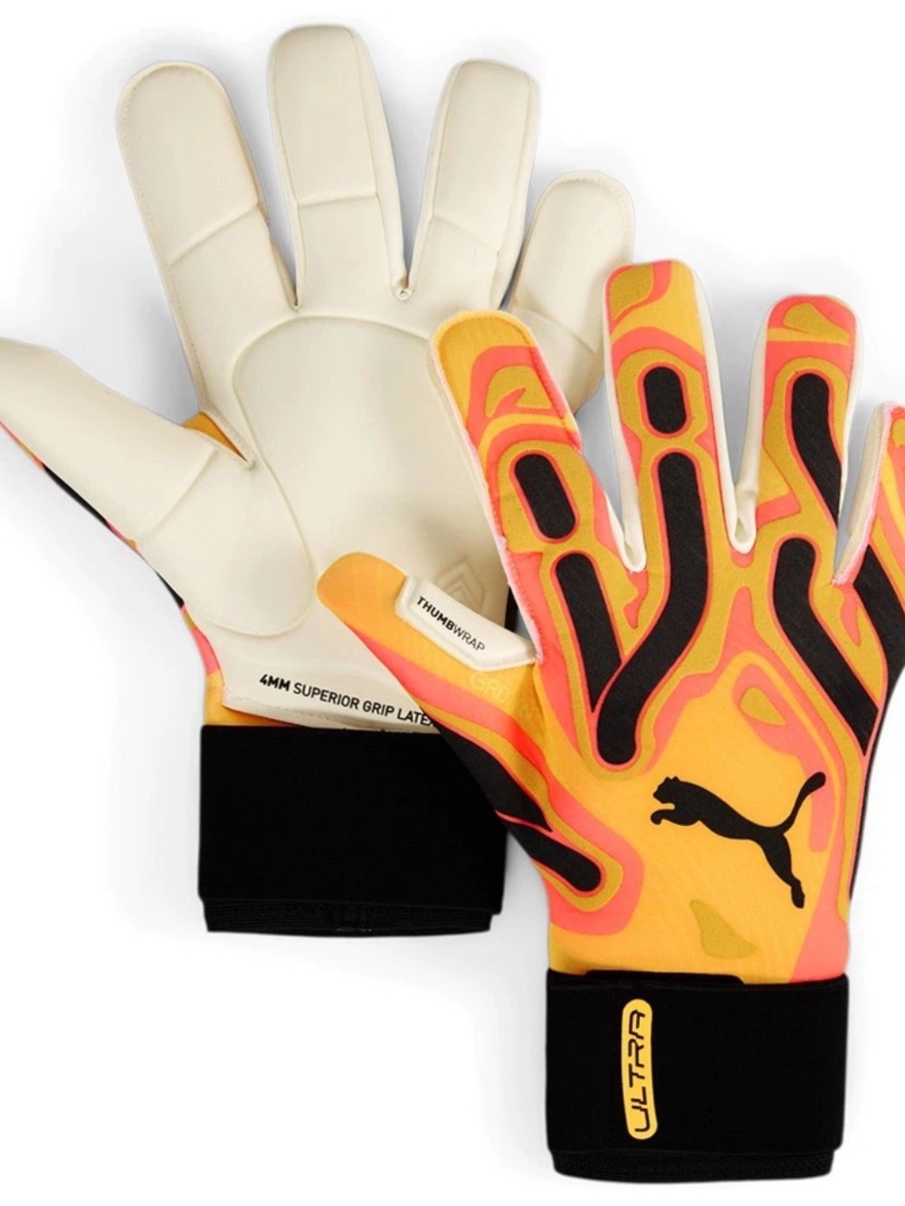 PUMA Ultra Ultimate Hybrid Goalkeeper Gloves Mens Orange  04185809